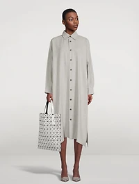 Linen A-Line Shirt Dress