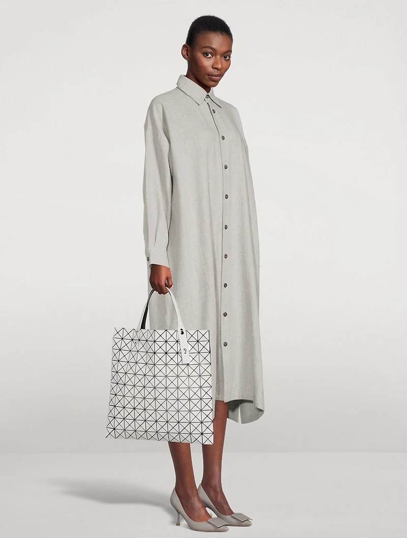 Linen A-Line Shirt Dress