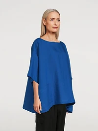 Linen Scoopneck Tunic