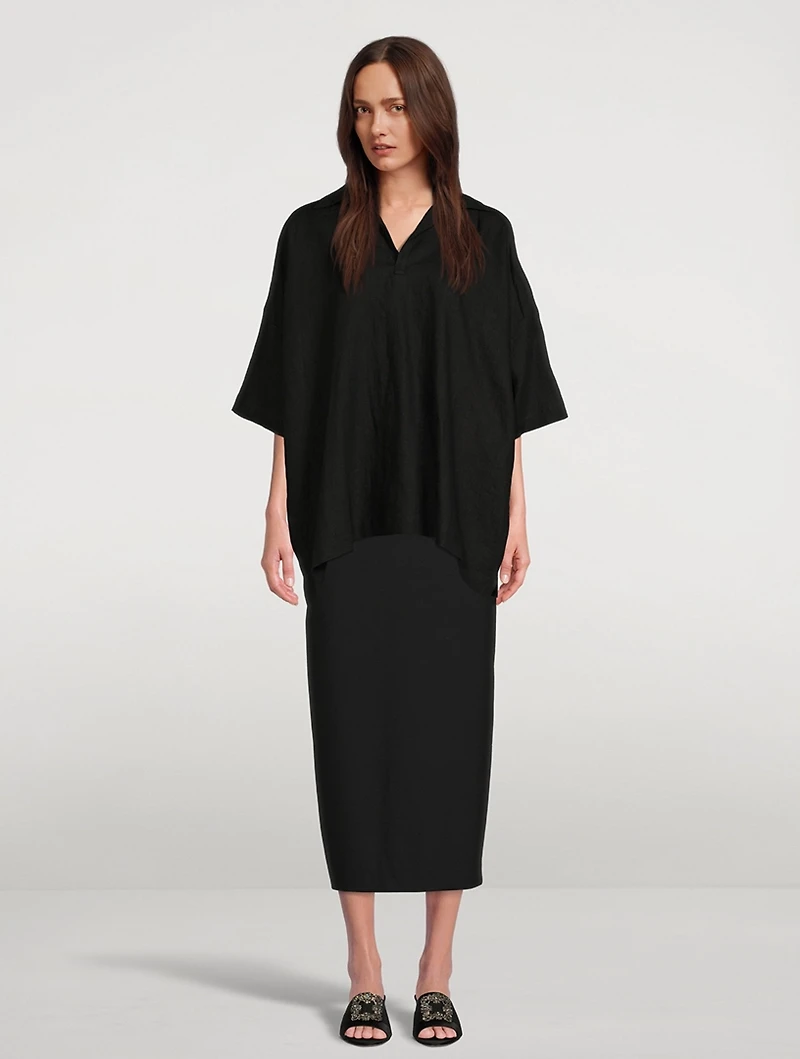 Linen Tunic Shirt