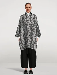 Japanese Wide-Leg Linen Cargo Trousers