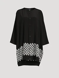 Graphic Silk Shirt