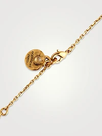 24K Gold Plated Talisman Mini Aries Medallion Necklace With Turquoise