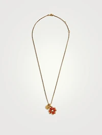 24K Gold Plated Talisman Four-Leaf Clover Necklace