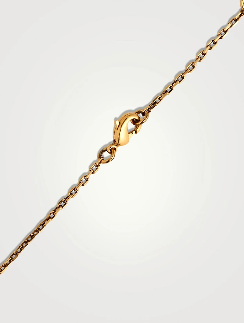 24K Gold Plated Talisman Four-Leaf Clover Necklace