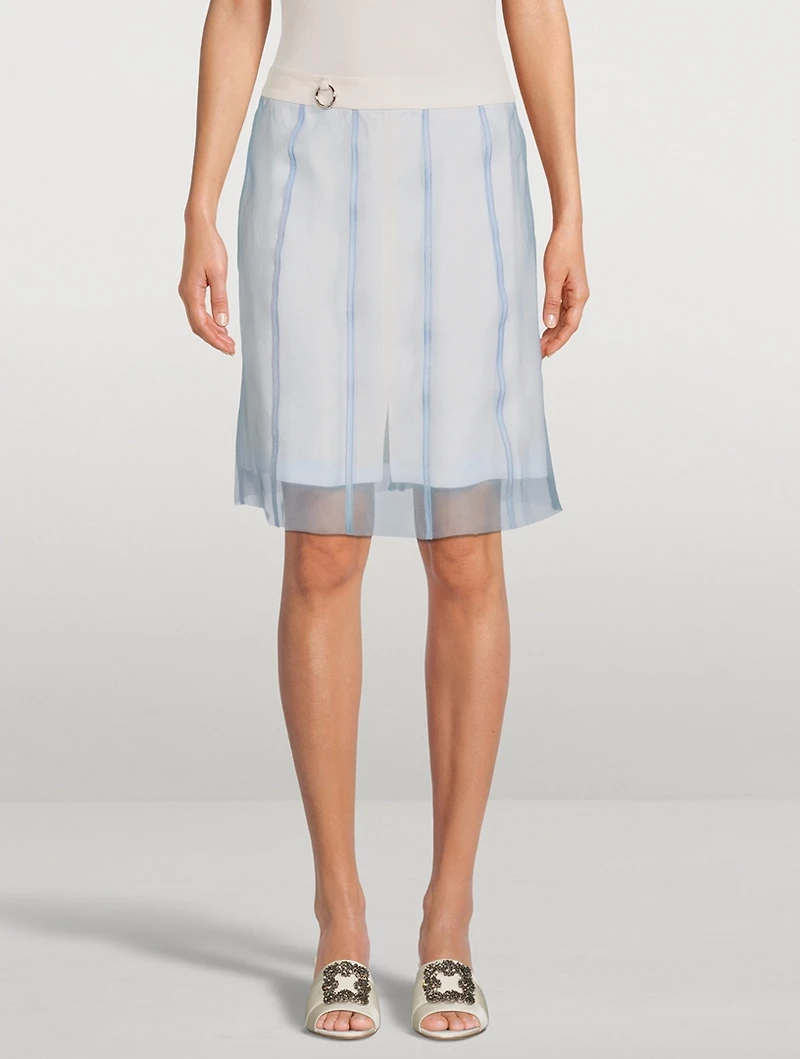 Layered Organza Skirt