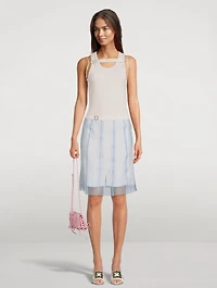 Layered Organza Skirt