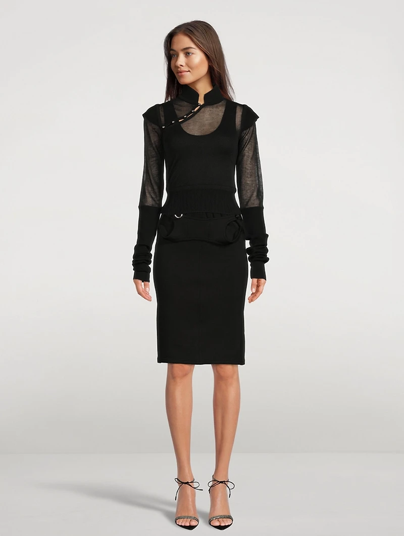 Corset Waist Harness Skirt