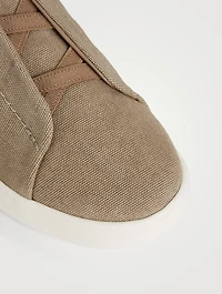 Canvas Triple Stitch Sneakers