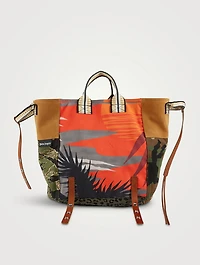 Mixed Deconstructed Shopper Bag