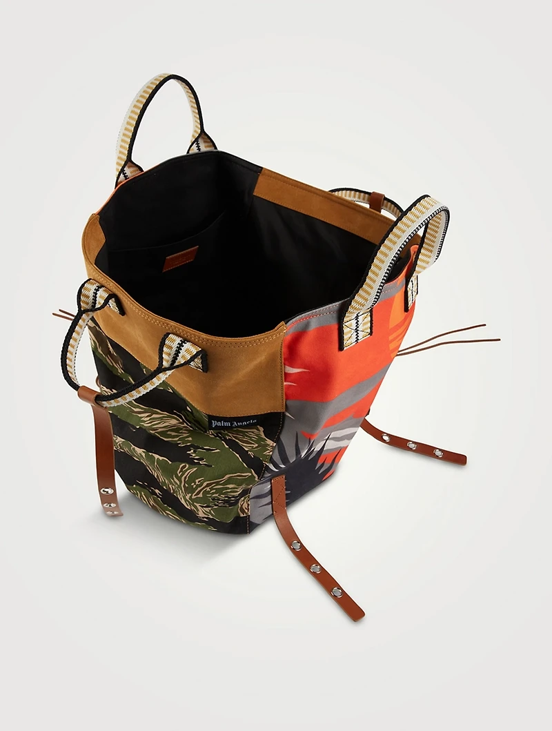 Mixed Deconstructed Shopper Bag