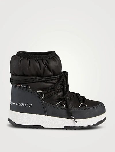 Junior Protecht Low Silver Nylon Boots