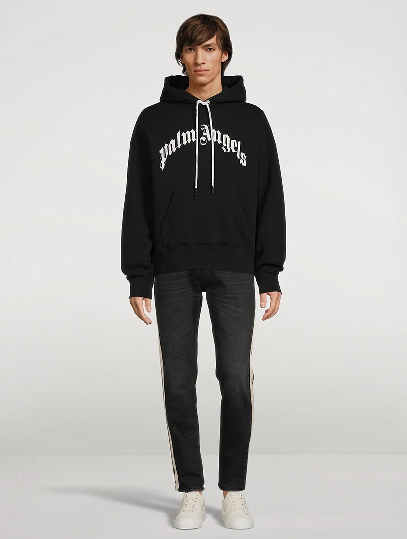 Curved Logo Hoodie