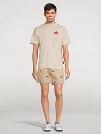 Broken Palm Cotton Shorts