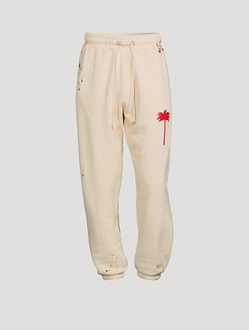 Cotton Painted Sweatpants