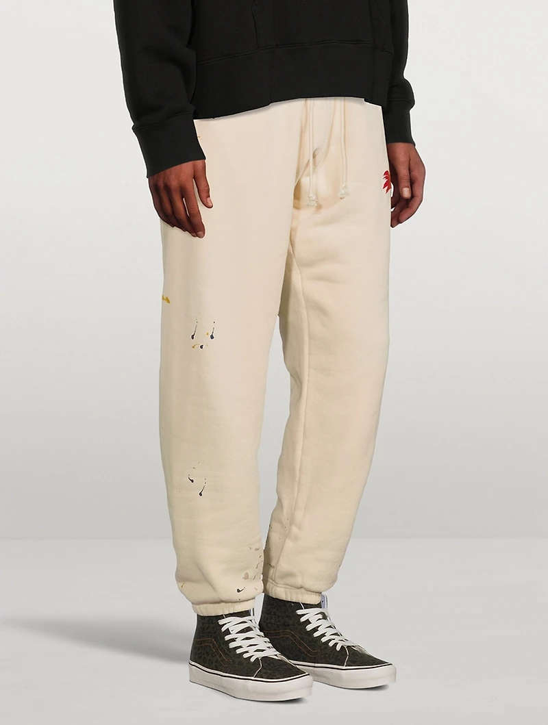 Cotton Painted Sweatpants