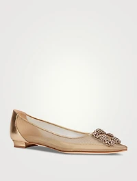 Hangisi Metallic Ballet Flats