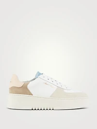 Orbit Leather And Suede Sneakers
