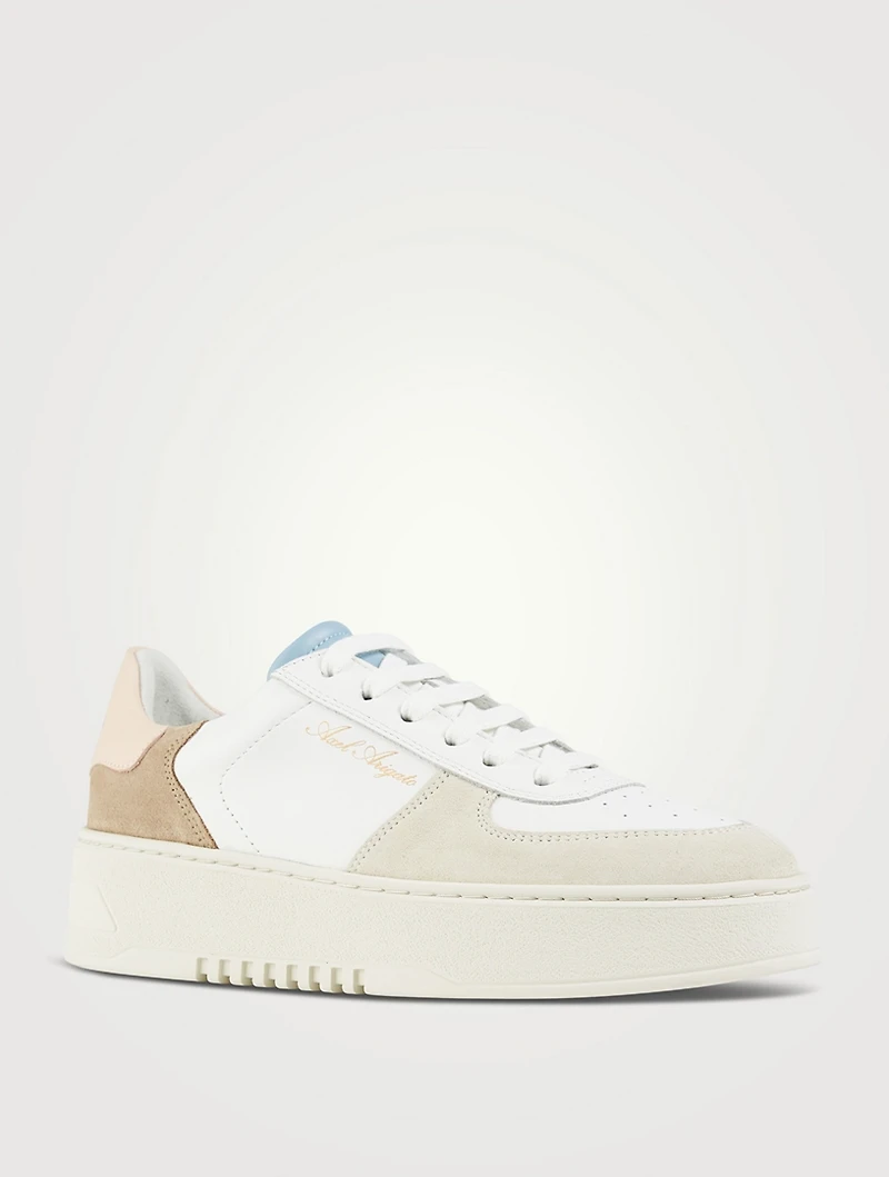Orbit Leather And Suede Sneakers