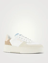 Orbit Leather And Suede Sneakers