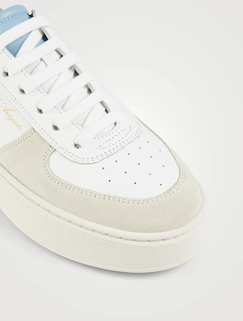 Orbit Leather And Suede Sneakers