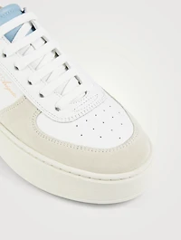 Orbit Leather And Suede Sneakers