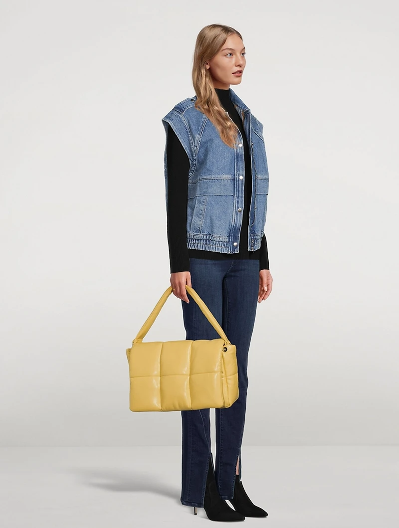 Wanda Faux Leather Clutch
