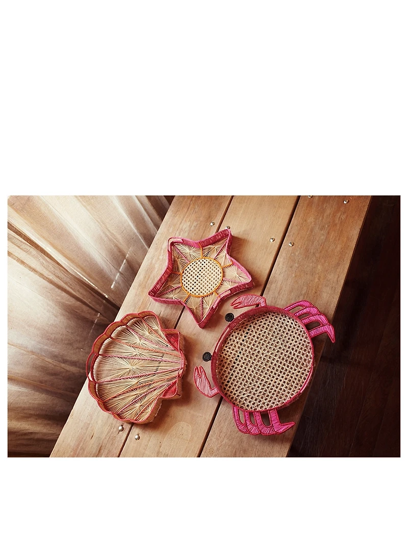Sebastian Raffia Tray