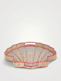 Ursula Raffia Shell Tray