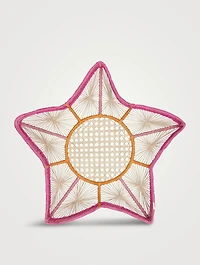 Attina Raffia Star Tray