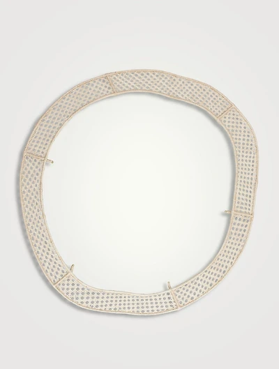 Kan Raffia Mirror