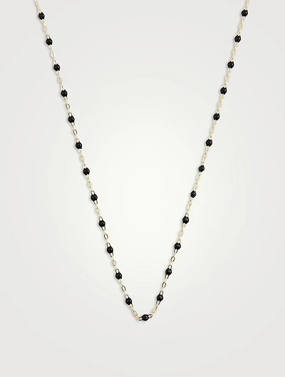 Classic Gigi Resin & 18K Gold Chain Necklace
