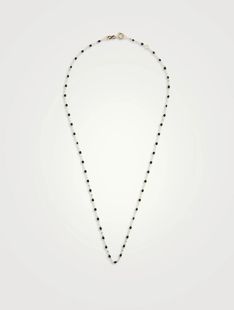 Classic Gigi Resin & 18K Gold Chain Necklace