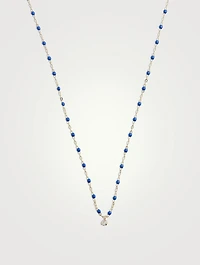 Classic Gigi Supreme Resin & 18K Gold Diamond Chain Necklace