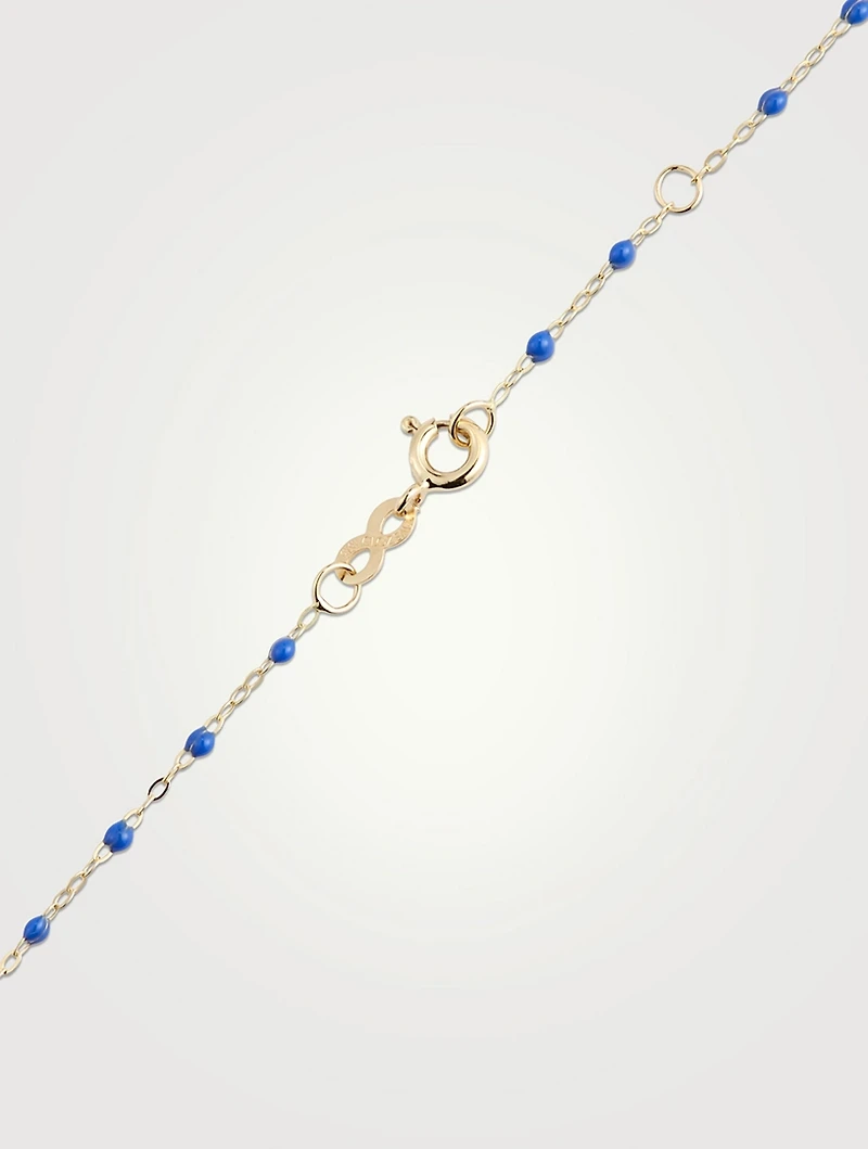 Classic Gigi Supreme Resin & 18K Gold Diamond Chain Necklace