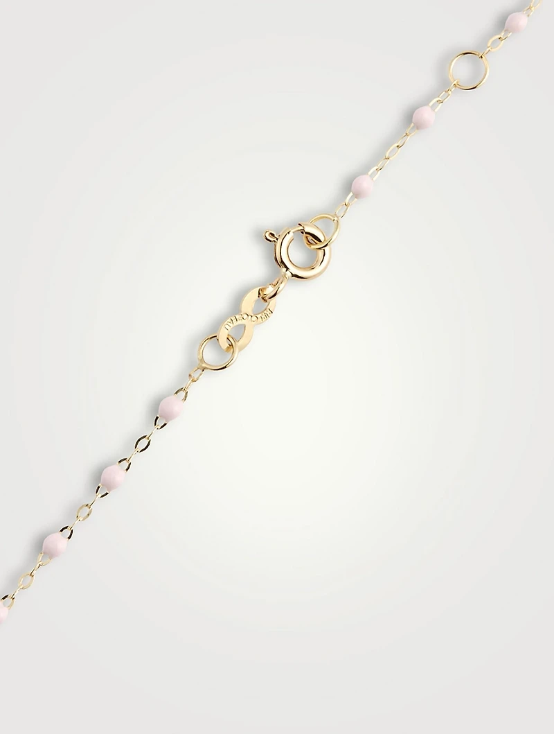 Classic Gigi Supreme Resin & 18K Gold Chain Necklace With Diamonds