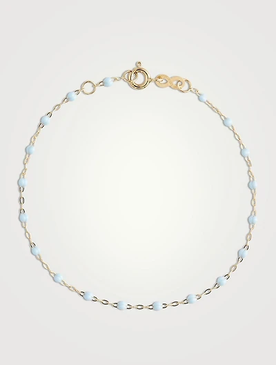 Classic Gigi Resin & 18K Gold Chain Bracelet