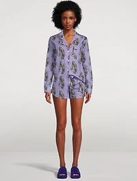 Signature Pajama Set Sansindo Tiger Print