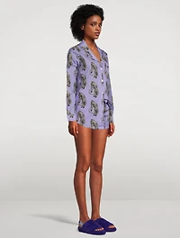 Signature Pajama Set Sansindo Tiger Print