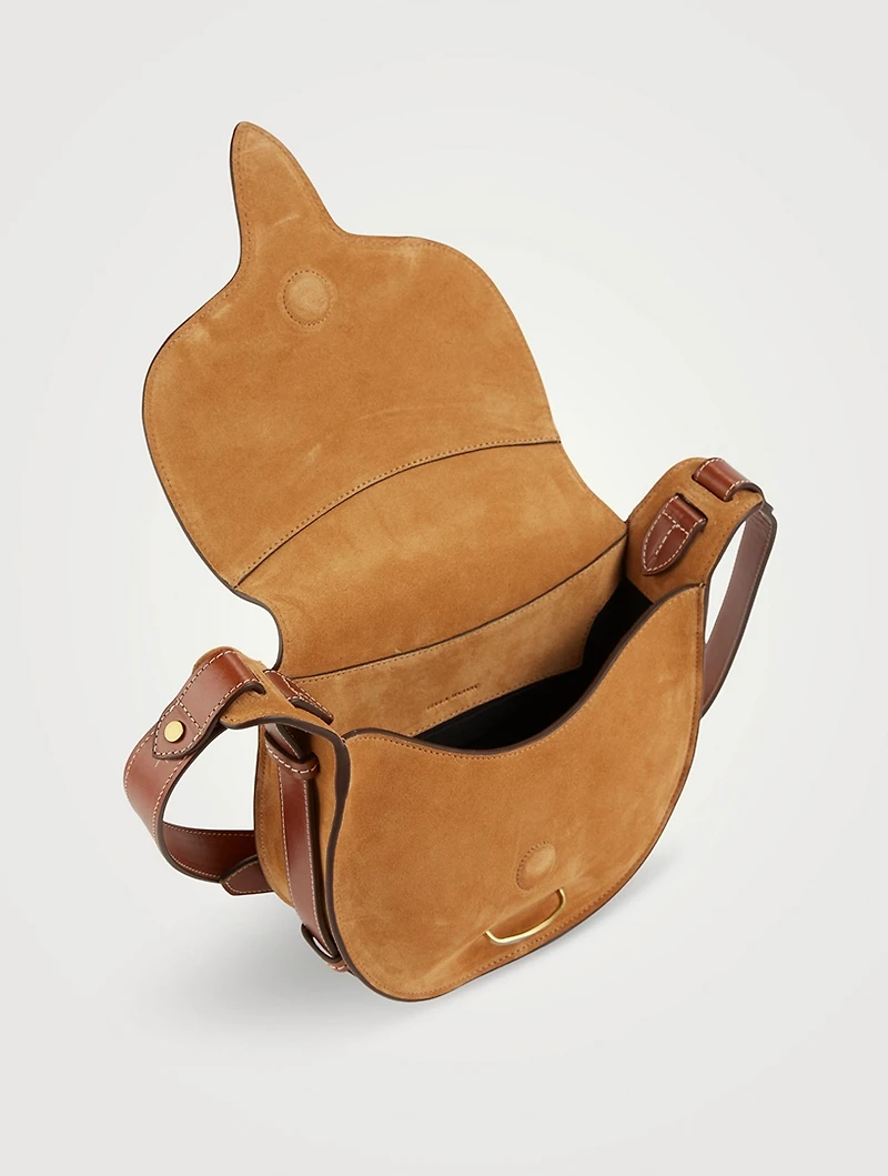 Botsy Suede Saddle Bag