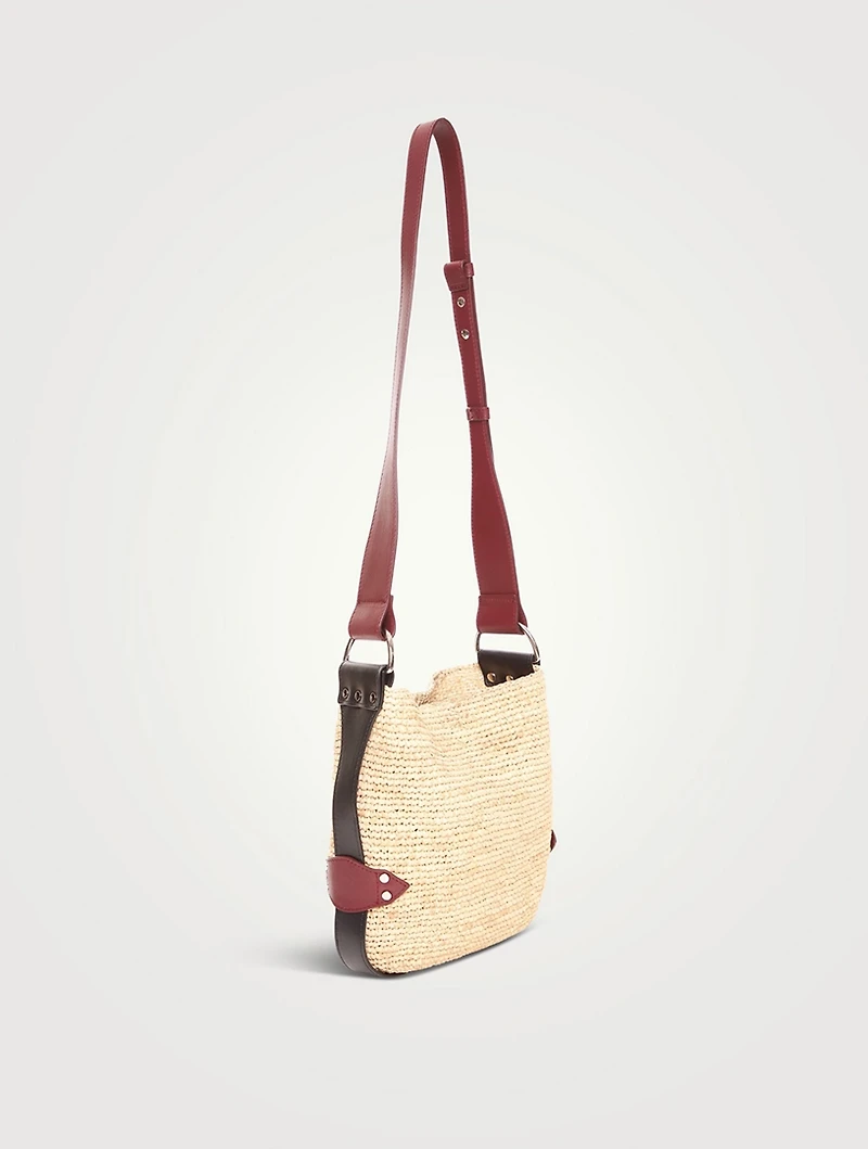 Bayia Straw Crossbody Bag