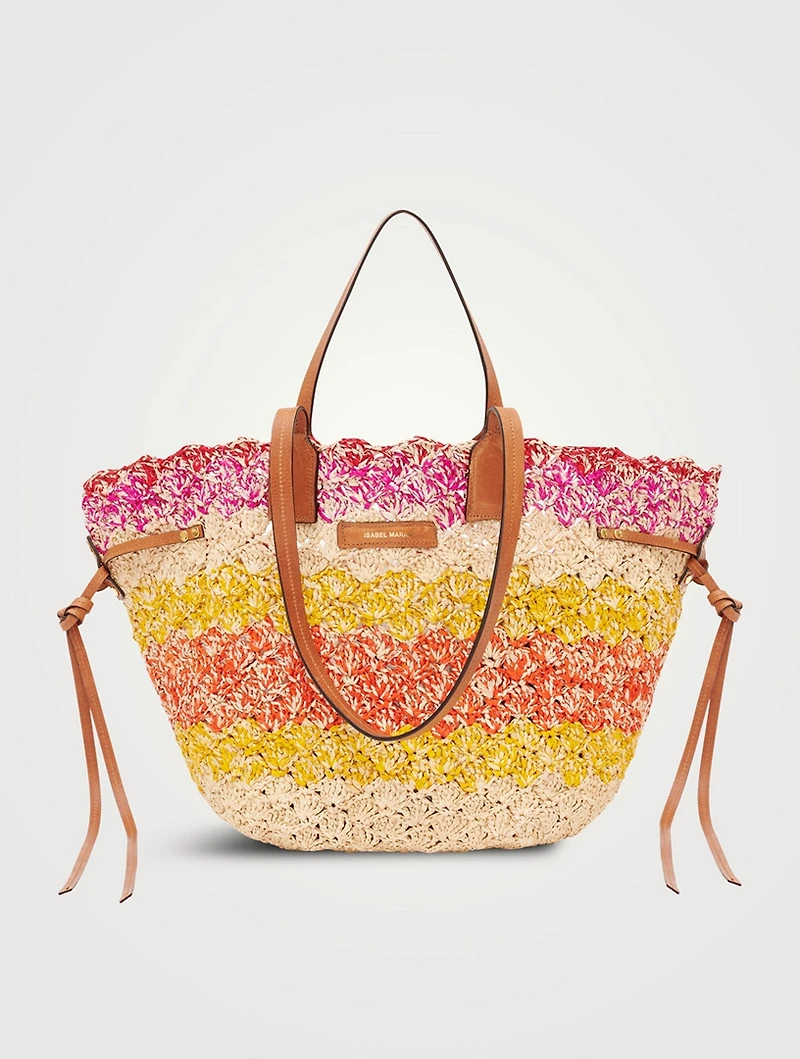 Coiba Raffia Tote Bag