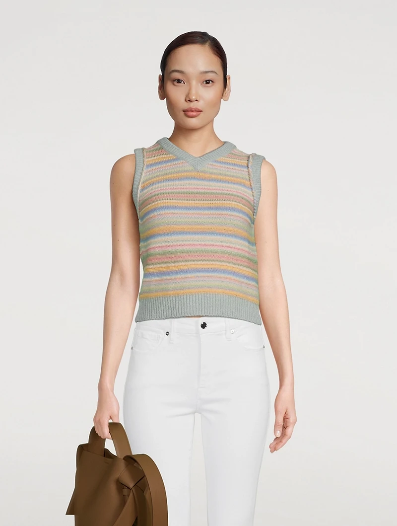 Striped Sweater Vest