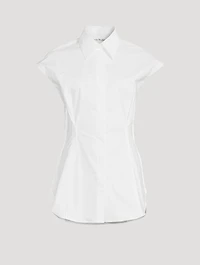 Cotton Poplin Sleeveless Shirt
