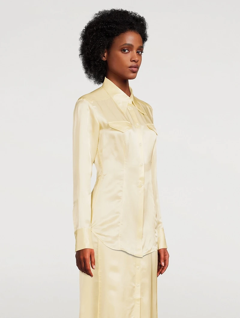 Light Satin Shirt