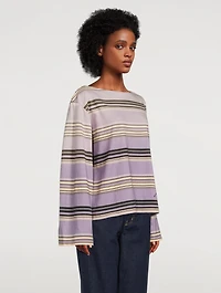 Long-Sleeve T-Shirt Stripe Print