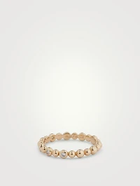 Dew Drop Étoile 14K Gold Ring With Diamonds