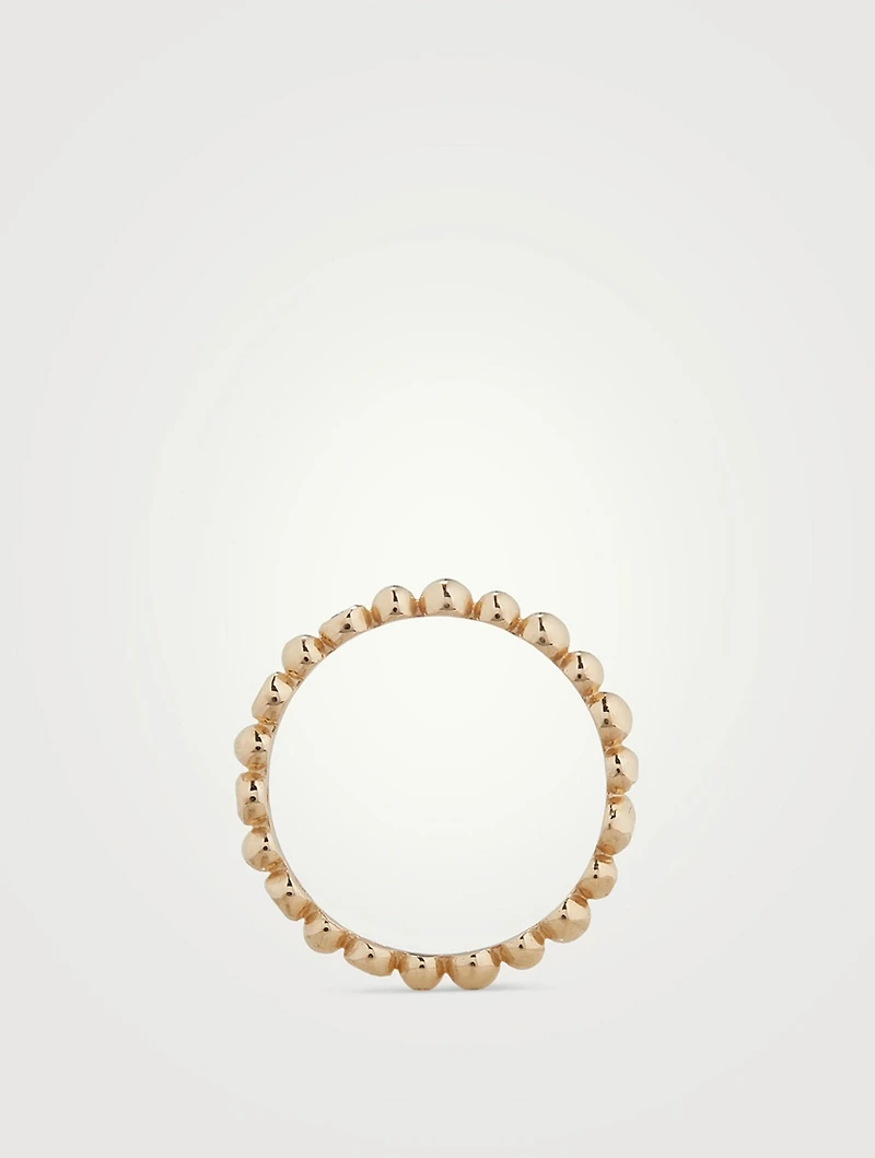 Dew Drop Étoile 14K Gold Ring With Diamonds