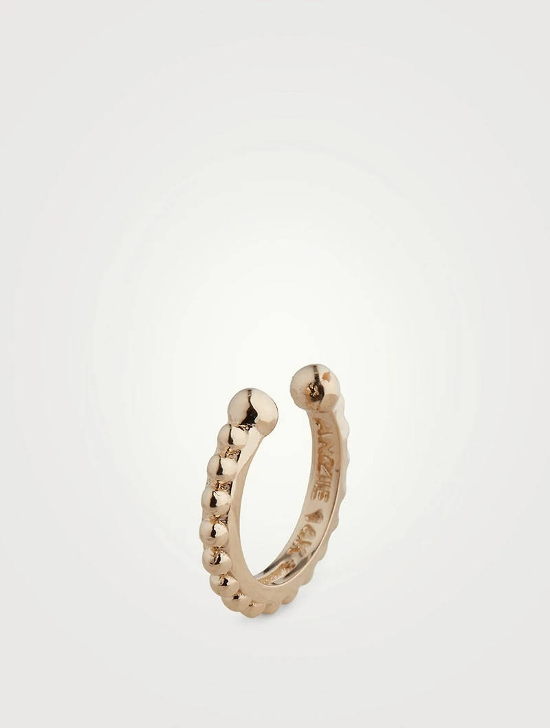 Dew Drop 14K Gold Ear Cuff