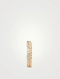 Dew Drop 14K Gold Double Ear Cuff With Diamonds
